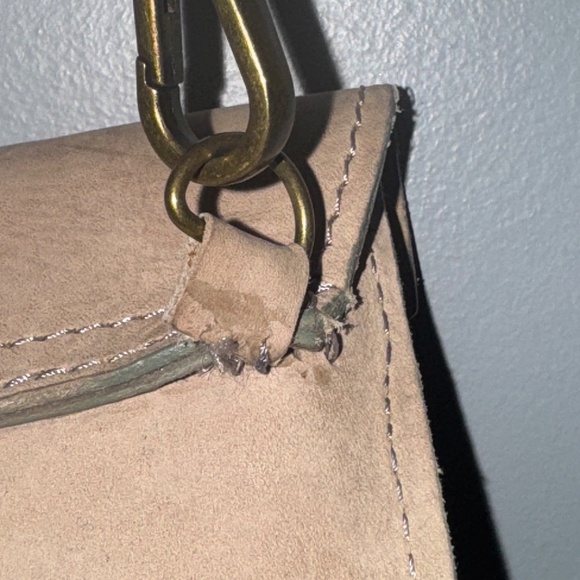 Unique Hand Stitched & Impala Stamped Leather Western Crossbody Wristlet Purse - Picture 4 of 13